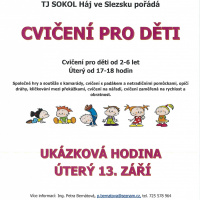 Cvičení s dětmi Háj ve Slezsku  1