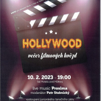 Ples HOLLYWOOD 10.2.2023 sál Hotelu Pod Hůrkou 1