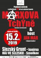 KONCERT PUNKROKOVÉ KAPELY MARXOVA TCHYNĚ DNE 15.2.2019 OD 19:00 HODIN NA SLEZSKÉM GRUNTĚ 1